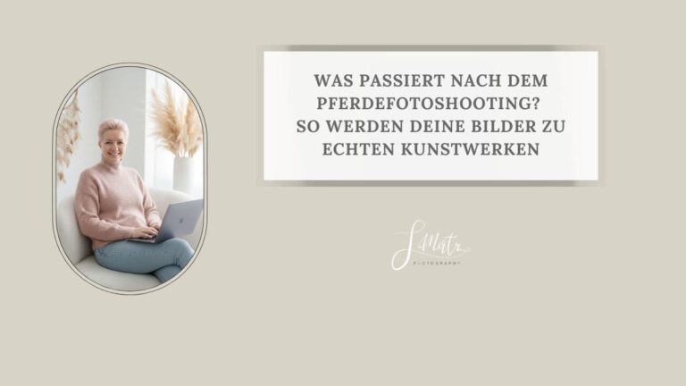Was passiert nach dem Pferdefotoshooting? So werden deine Bilder zu echten Kunstwerken
